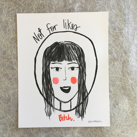 Not for Likes - Riso Print