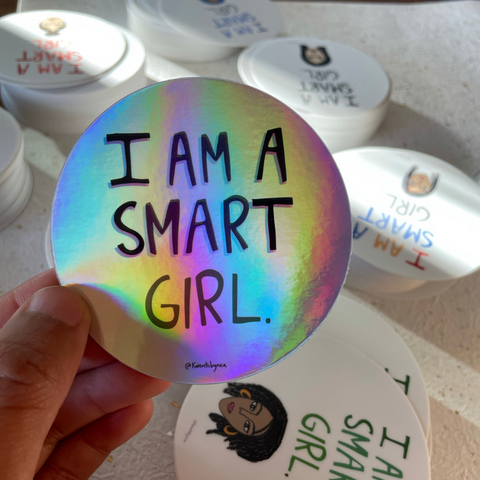 Smart Girl Sticker
