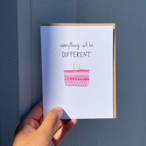 Everything Different - Greeting Card