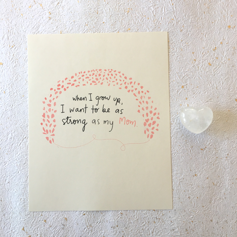When I Grow Up - Riso Print