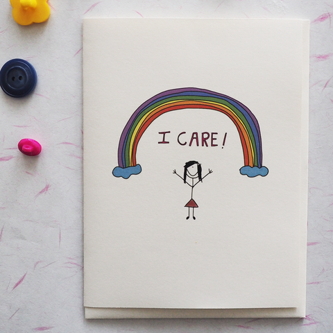 I Care - Greeting Card